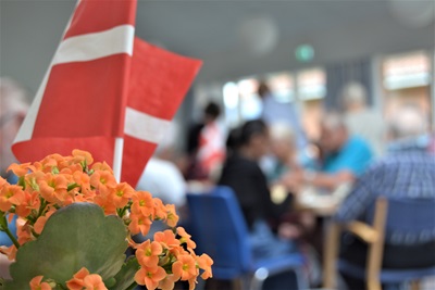 Nørrevang fest og flag